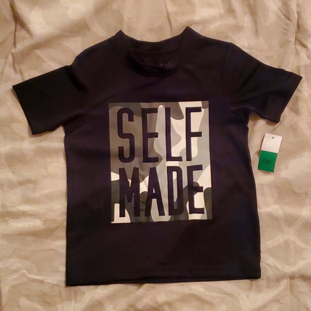 NWT Boys XS (4/5) "Self Made" T-shirt